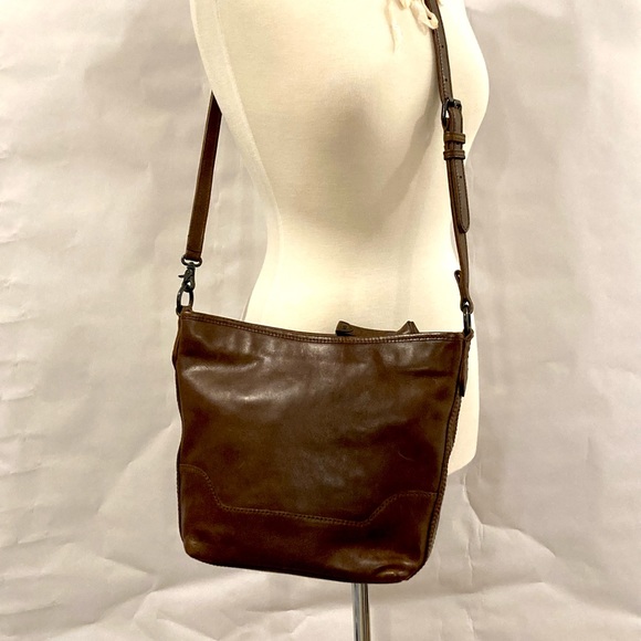 FRYE Crossbody Leather Hobo - Picture 2 of 10